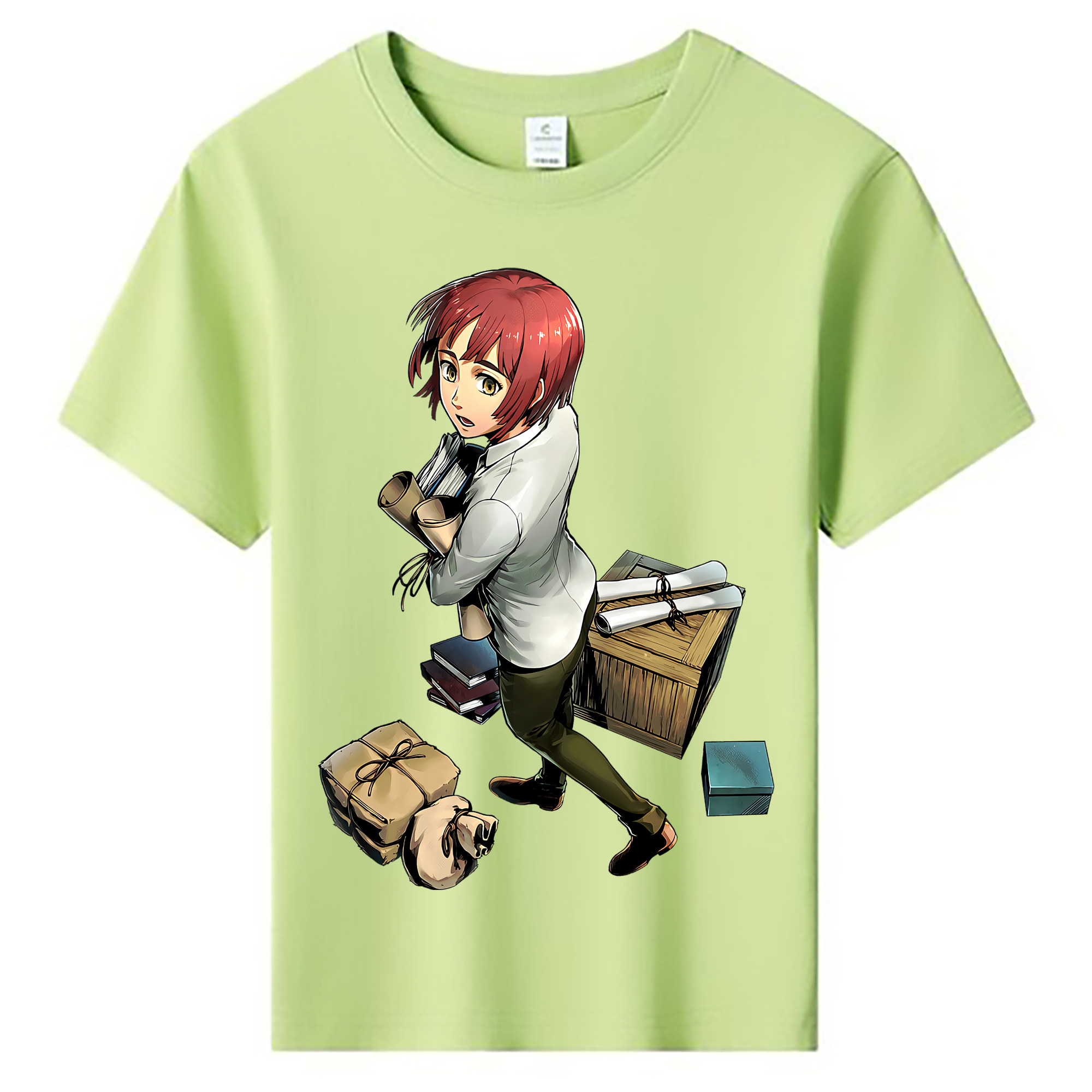 （画像用） 進撃の巨人 Attack on Titan 綿100％キッズTシャツ（フロントプリント）
